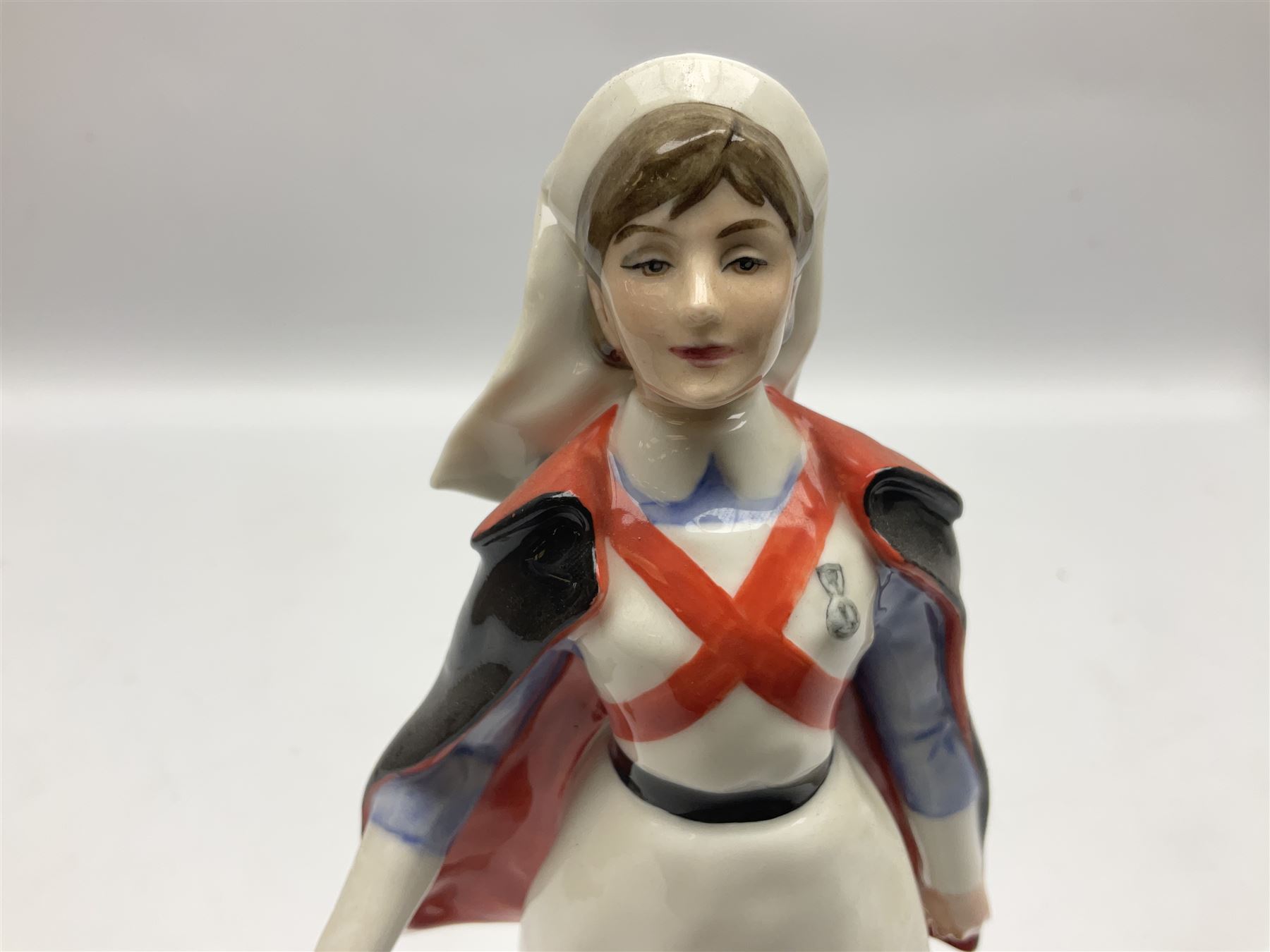 Royal Doulton figure, Nurse HN4287, modelled by Adrian Hughes, with printed mark beneath, H22cm