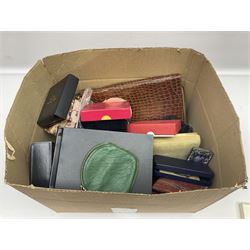 Silver and silver stone set jewellery including earrings and necklaces, collection of costume jewellery and other collectables