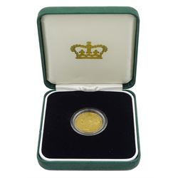 Queen Victoria 1856 gold full sovereign coin, housed in an Imperial Coins case