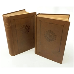  Bryce William Moir: The Scottish Grey Friars. Two volumes. Brown cloth binding.  