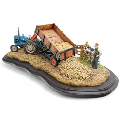 Country Artists 'Harvesting the Beet' large figural group, by Keith Sherwin, model no. 01673 W63cm