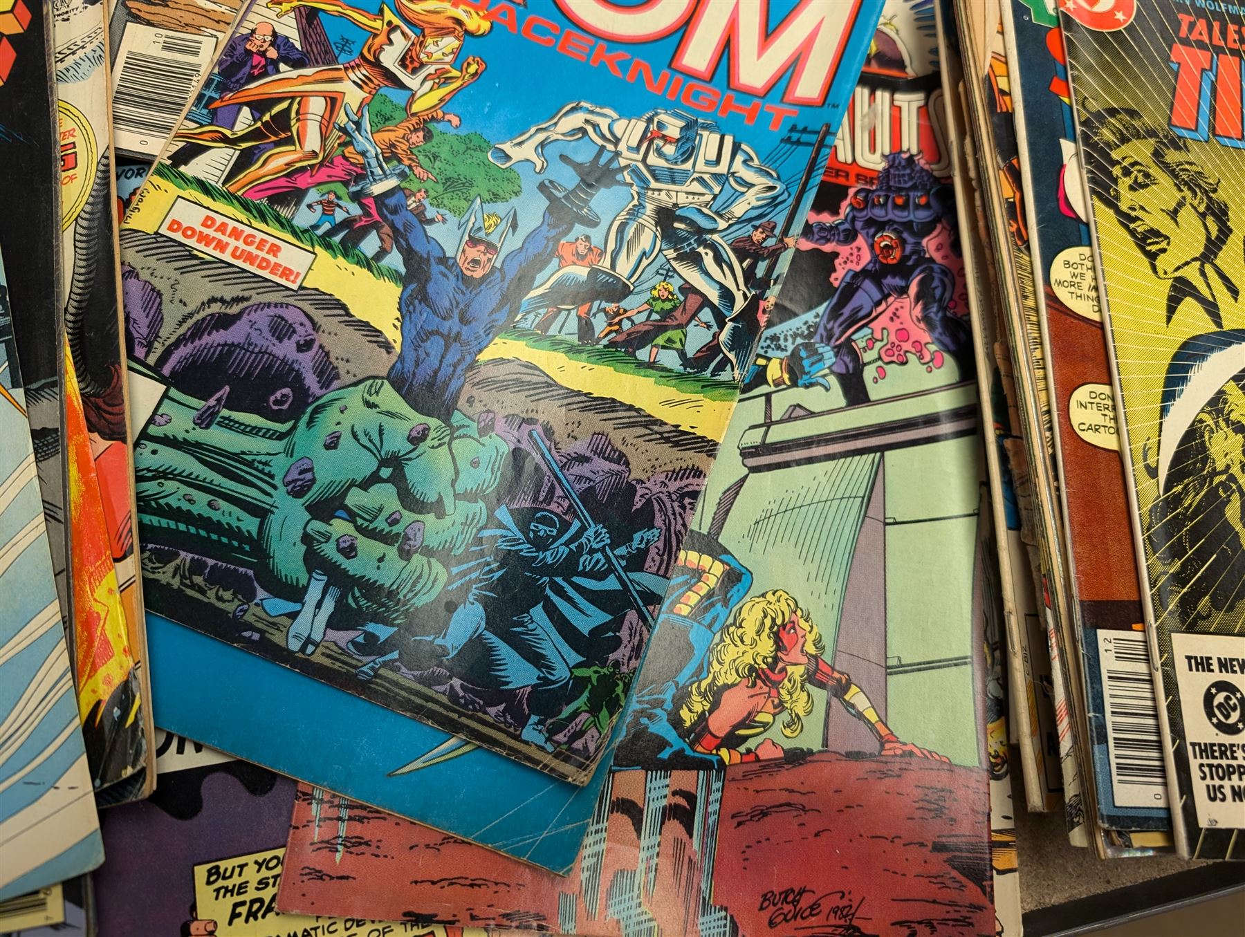 Collection of 1980s and later Marvel and DC comics