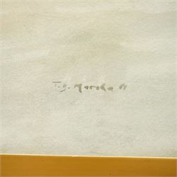 John Blyth Marshall (British 1898-1930): 'Mouth of the Lossie' (Lossiemouth) Scotland, pair watercolours signed and inscribed 24cm x 34cm (2)