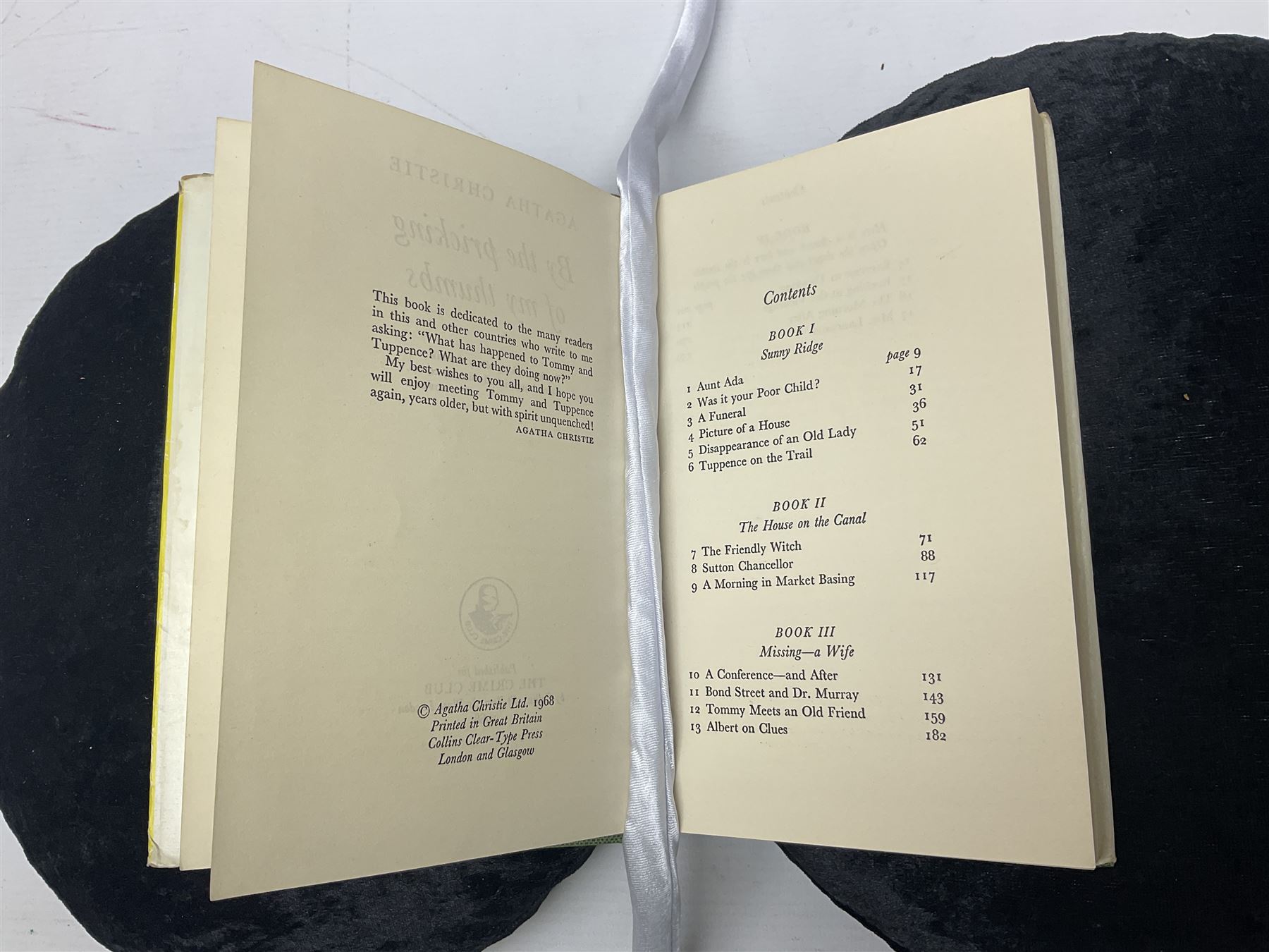 Six Collins Crime Club Agatha Christie novels, including Elephants can Remember, Nemesis, Sleeping Murder, etc together with Agatha Christie; The Hound of Death Odhams Press, all first editions 