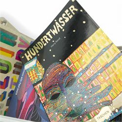 Quantity of art reference books and a selection of greetings cards by Vivien Fulford (York Contemporary)