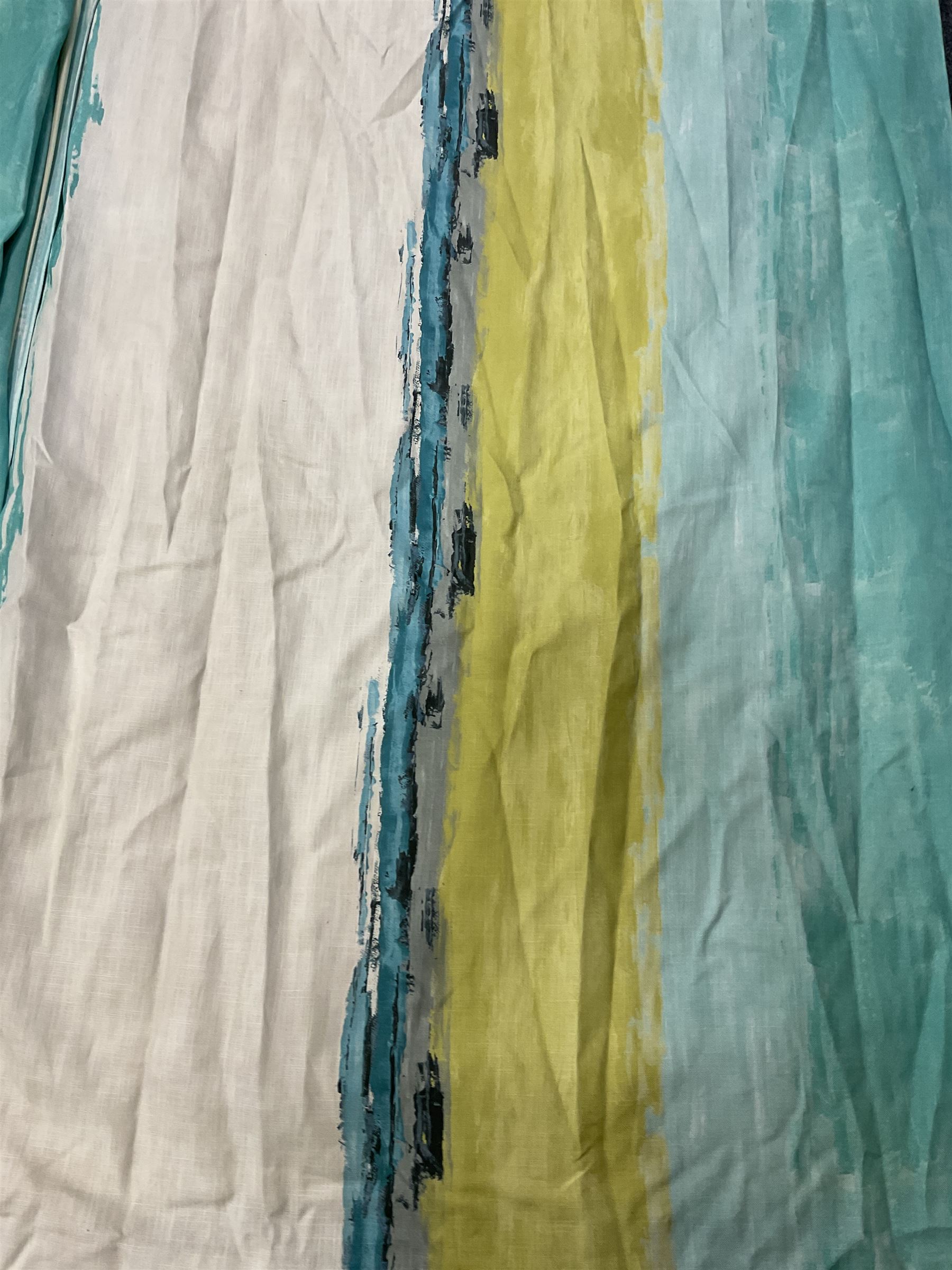 Pair of Harlequin Stretorta curtains each curtain 2 widths x 325cm drop