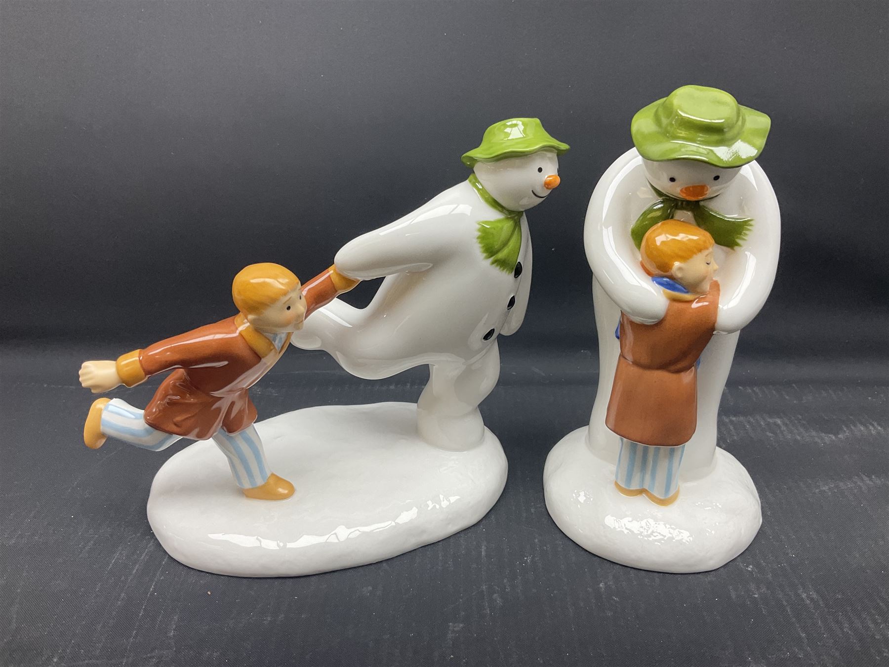 Coalport The Hug man コールポート スノーマン 置物 コールポート