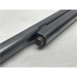 Early 20th century BSA Standard .177 Cal. Air Rifle (No.1), early A prefix number A67, with blued finish, top-loading, push-button underlever action, walnut semi-pistol grip stock with chequered BSA logo L101cm overall; with contemporary canvas case; NB: AGE RESTRICTIONS APPLY TO THE PURCHASE OF AIR WEAPONS.