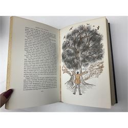 J.R.R. Tolkien ‘The Lord of the Rings’ Deluxe Edition seventh impression and ‘Poems and Stories’ pub. George Allen and Unwin 1979 and 1980 respectively, with Sideshow Weta FX ‘The Lord of the Rings The Return of the King’ limited edition 1/4 scale Helm of a Battle Troll in original box no. 613/2500, and other books and ephemera of related interest 