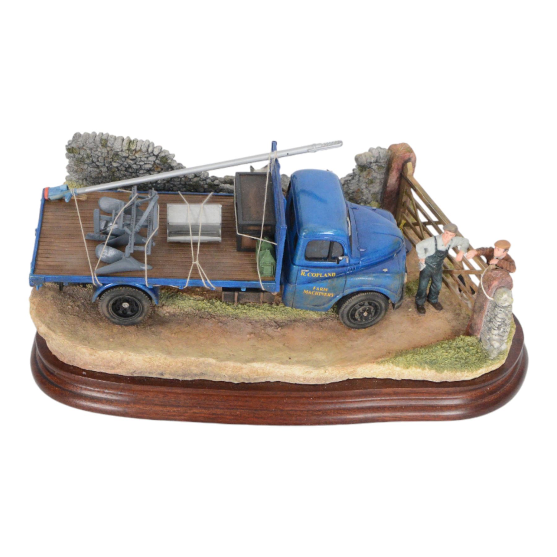 Limited edition Border Fine Arts '3 Mile Back Up T' Road' no. B1001, designed by Ray Ayres, limited edition no. 79/500, with box and certificate of authenticity