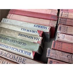 Large collection of Ward Lock & Co's illustrated guidebooks, late victorian to mid 20th century together with a number of 'the little guides' etc, two boxes