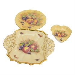 Royal Worcester figure Jill, together with Coalport Golden Anniversary, eight other figures, Aynsley orchard gold items and other collectables 