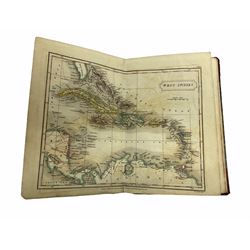 The Works of William Hogarth, in a Series of Engravings with Descriptions and Comment on their Moral Tendency, by the Rev. John Trusler, bond together with Durham & Northumberland Illustrated from Original Drawings by Thomas Allom and Wales Illustrated in a series of views, together with a bound group of maps of Europe. 

