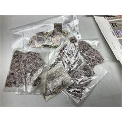 Collection of British stamps, to include Queen Elizabeth II mint decimal stamps, Victorian kiloware and others