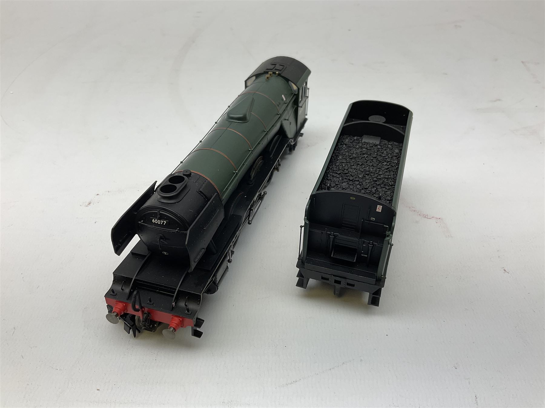 Hornby '00' gauge - Britannia Class 7MT 4-6-2 locomotive 'William Wordsworth' no. 70030, Patriot Class 7P 4-6-0 locomotive 'Bunsen' no. 45512 and Class A3 4-6-2 locomotive 'The White Knight' no. 60077, all DCC ready (3)