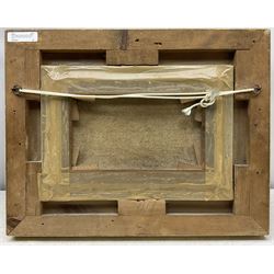 Alfred Augustus Glendening Snr. (British 1840-1921): Cattle and Sheep beside the River Dee, pair oils on board and canvas signed with monograms and dated '09, 19cm x 29cm (2)
Provenance: with original hand written letter of provenance from Uncle Bob (R W Cameron, Tailor of Queen's Road, London) gifting the pictures to his niece Diddy for her 21st Birthday dated March 1st 1910