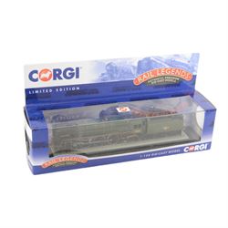 Six Corgi Rail Legends 1:120 scale diecast locomotives, including a limited edition Flying Scotsman example, all boxed 