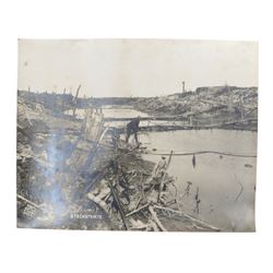 WWII British army fuel heater, the covered marked 1943 13 MB, together with Mark I military issued compass, together with two WWI leather belt cases, two swagger sticks and military ephemera   