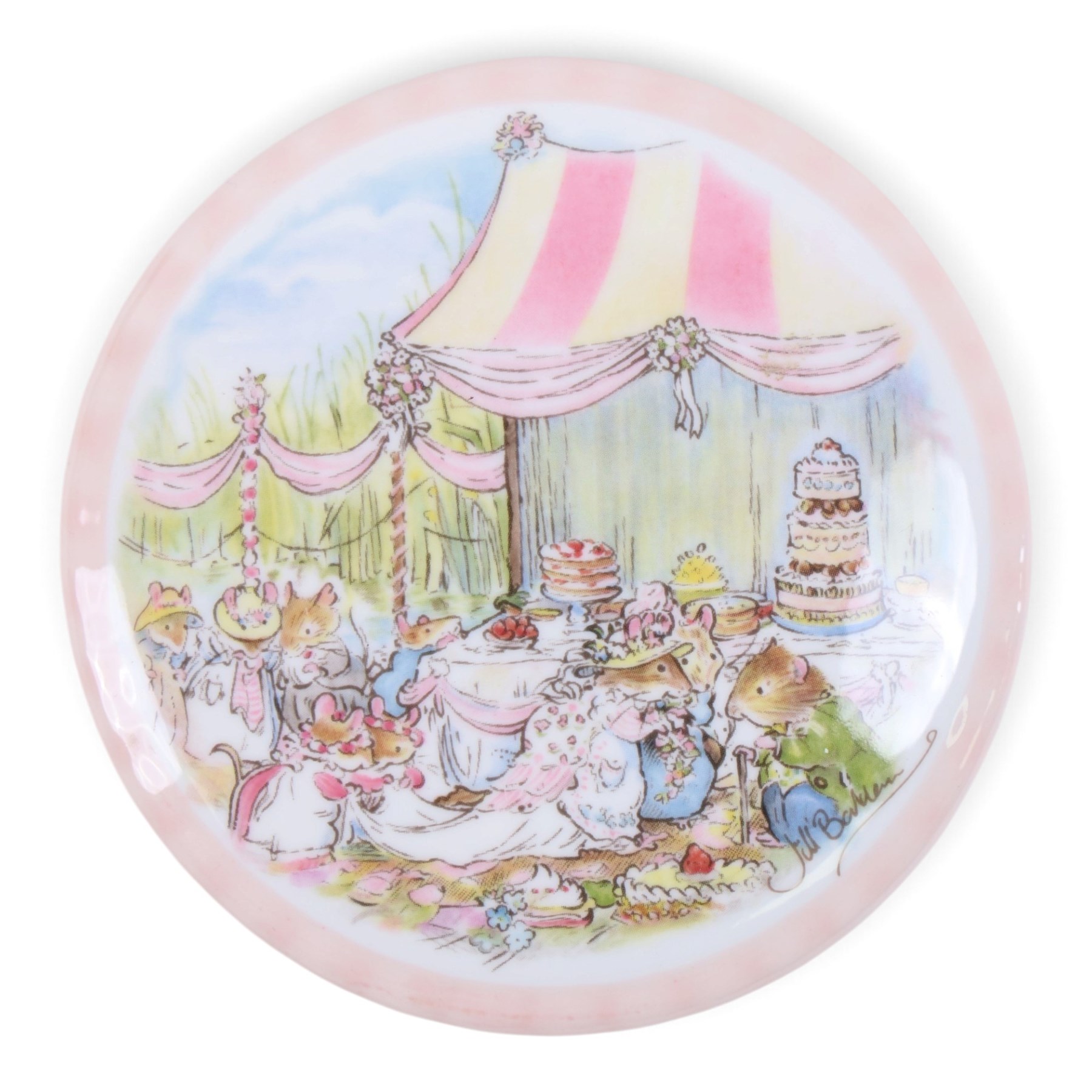 Royal Doulton Brambly Hedge Afternoon tea sets, for Spring, Summer and Autumn, together with winter plate and saucers and two trinket dishes   