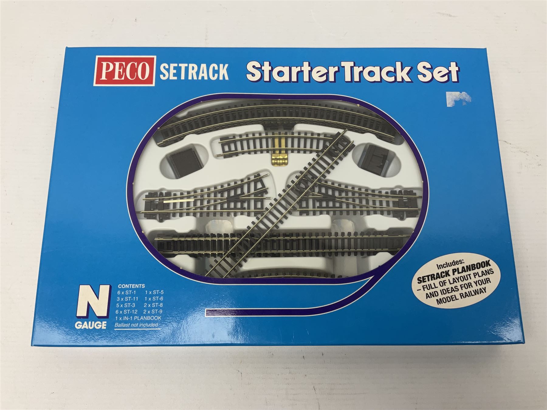Peco n gauge set track sales