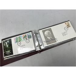 Five ring binder folders of first day covers and covers from the 1984 Olympic games