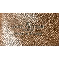 Louis Vuitton Saint Cloud cross body monogram bag with vachetta leather strap and snap closure to the front, H19cm, W20cm