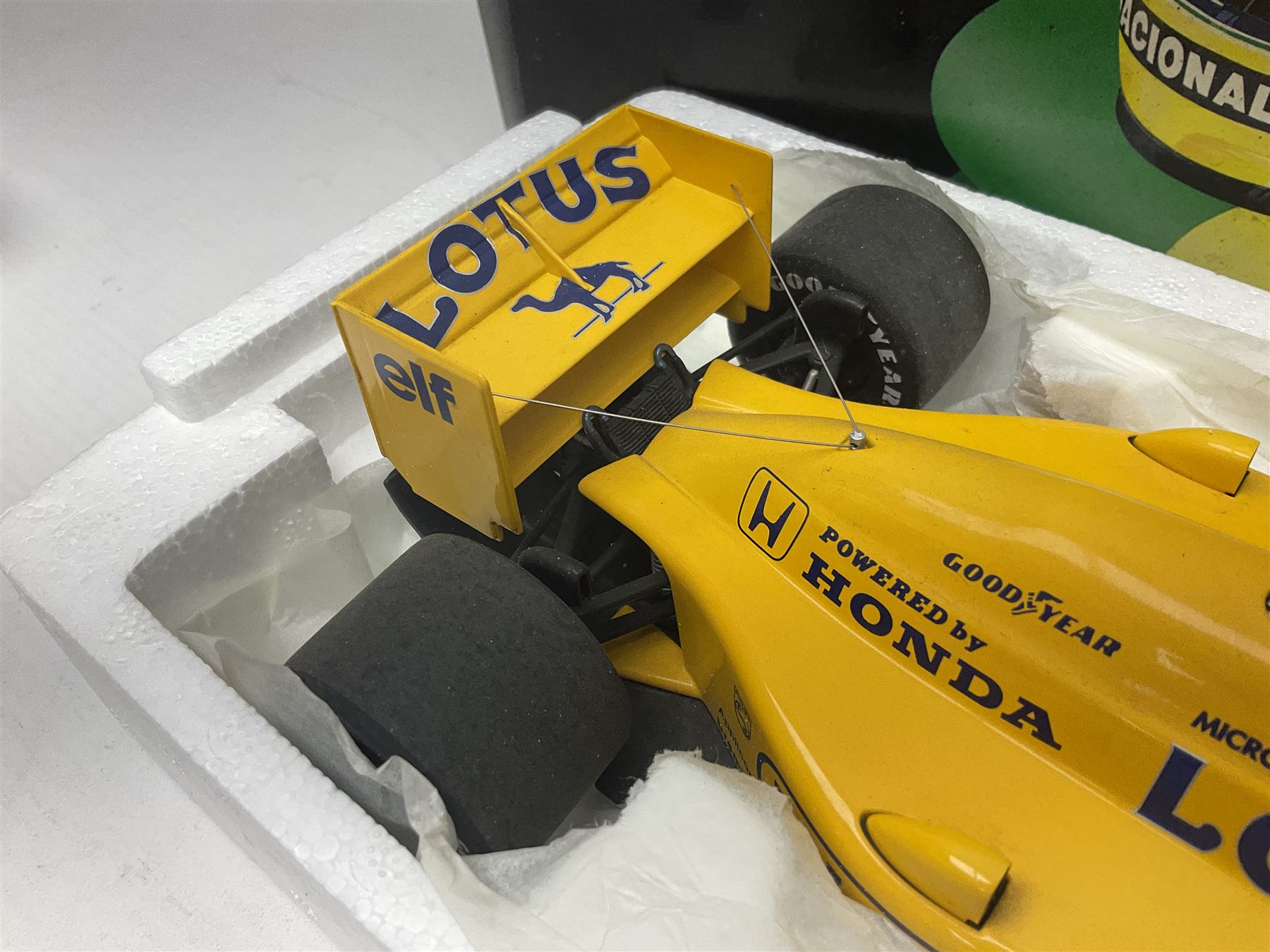 Ayrton Senna Racing Car Collection - 1987 Lotus Honda 99T; boxed