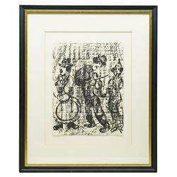Marc Chagall (French 1887-1985): 'The Musicians', lithograph pub. 1963 32cm x 24.5cm 