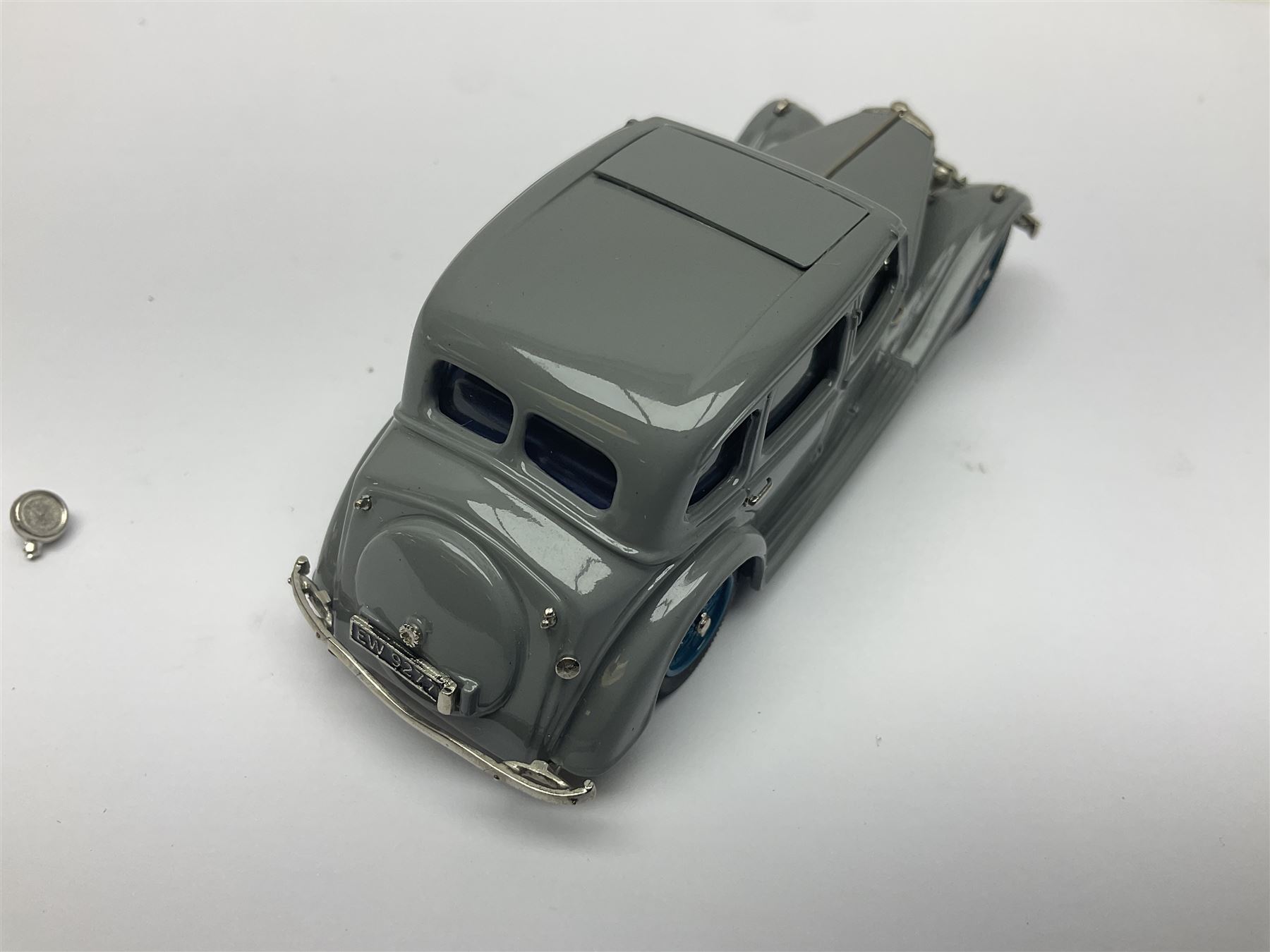 Eight Lansdowne Models 1:43 scale models - 1963 Singer Gazelle, 1958 Hillman Jubilee Minx, 1956 Austin A90, 1952 Singer SM 1500, 1957 Hillman Minx Series 1 Estate, 1958 Austin A105, 1936 Riley Adelphi; and 1968 Vauxhall Victor FD Estate; all unboxed (8)