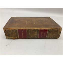 The Dramatic Works of William Shakspeare. 1821. Full tooled leather binding; The Arabian Night's Entertainments Consisting of One Thousand and One Stories. 1828. Half leather binding; and Rules For The Government of Local Prisons. 1899. Deputy Governor's labels to front and back covers (3)