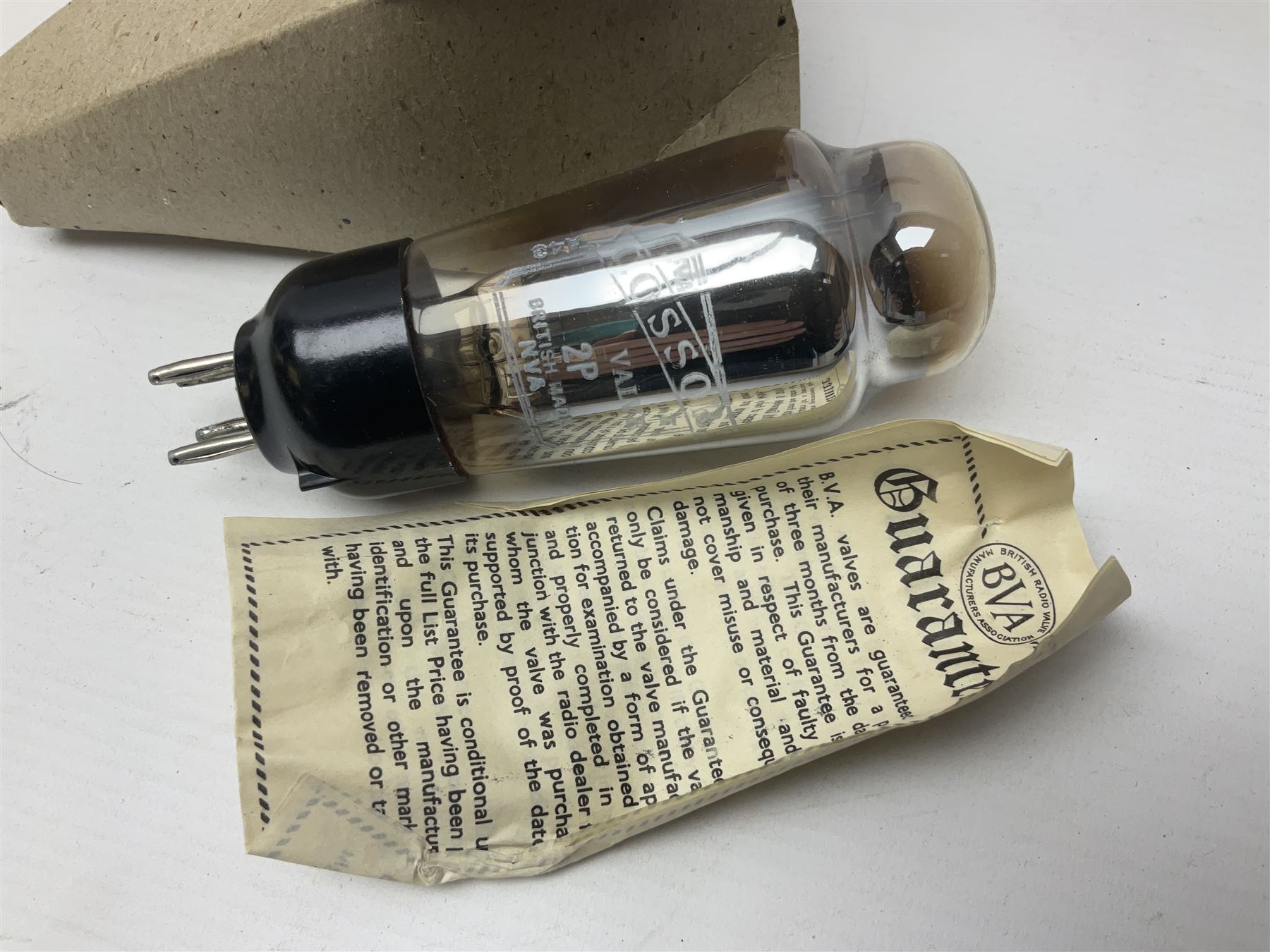 Seven Cossor thermionic radio valves/vacuum tubes, to include PT-41, 2-P, 41-MHL, 6V6G x 2, 6D6, 13-VPA, as per list, boxed