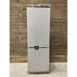 Servis fridge freezer, silver and grey finish