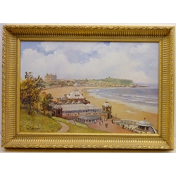  Scarborough Harbour, colour print after Don Micklethwaite (British 1936-) 37.5cm x 57cm in gilt frame print  