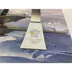 Corgi Aviation Archive - limited edition AA37208 1:72 scale model of a Handley Page Halifax B.VII bomber No.0630/1400, boxed with certificate card; together with Corgi Aviation Archive - limited edition AA34802 1:72 scale model of a Vickers Wellington Mk.X bomber No.2082/3000, unboxed (2)