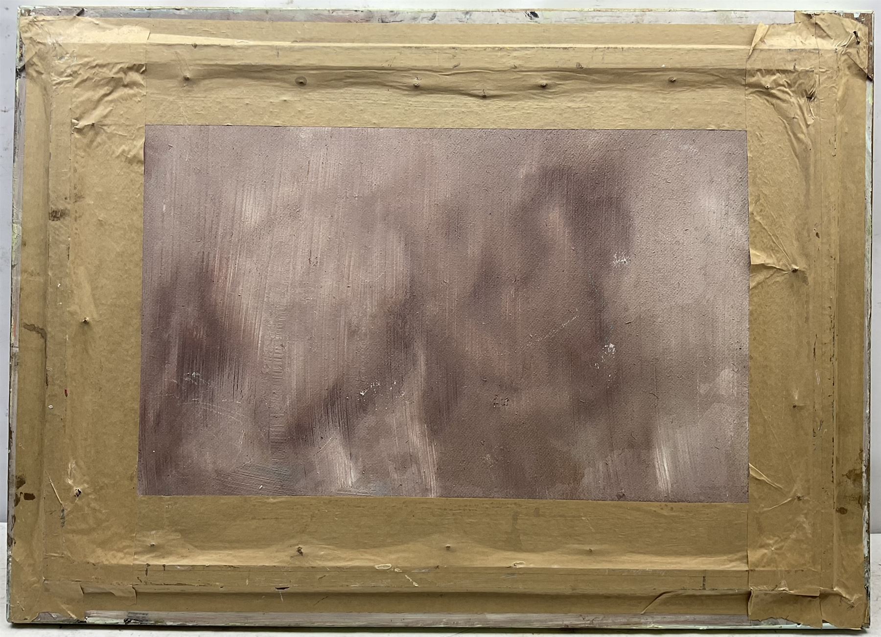 Follower of John Atkinson Grimshaw (British 1836-1893): The Custom House Liverpool Looking North, oil on board, bears spurious signature W Meegan 50cm x 75cm