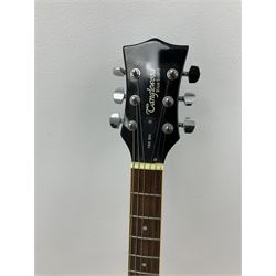 Tanglewood TBS800 'Blue Sound' electric resonator guitar H106cm; in carrying case; with stand and original purchase invoice dated 2009