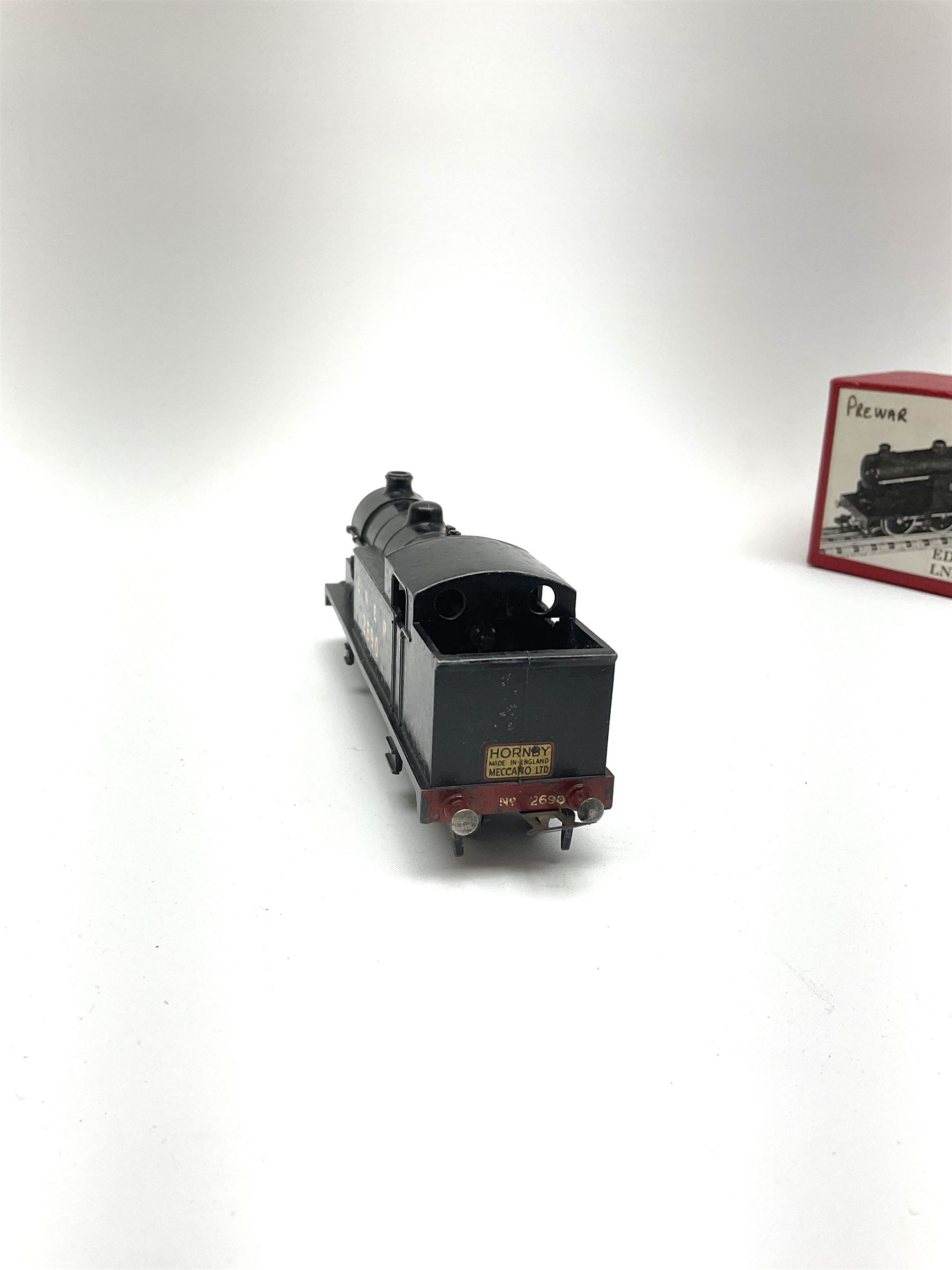 Hornby Dublo - three-rail pre-war Class N2 0-6-2 Tank locomotive No.2690; in modern collector's red box