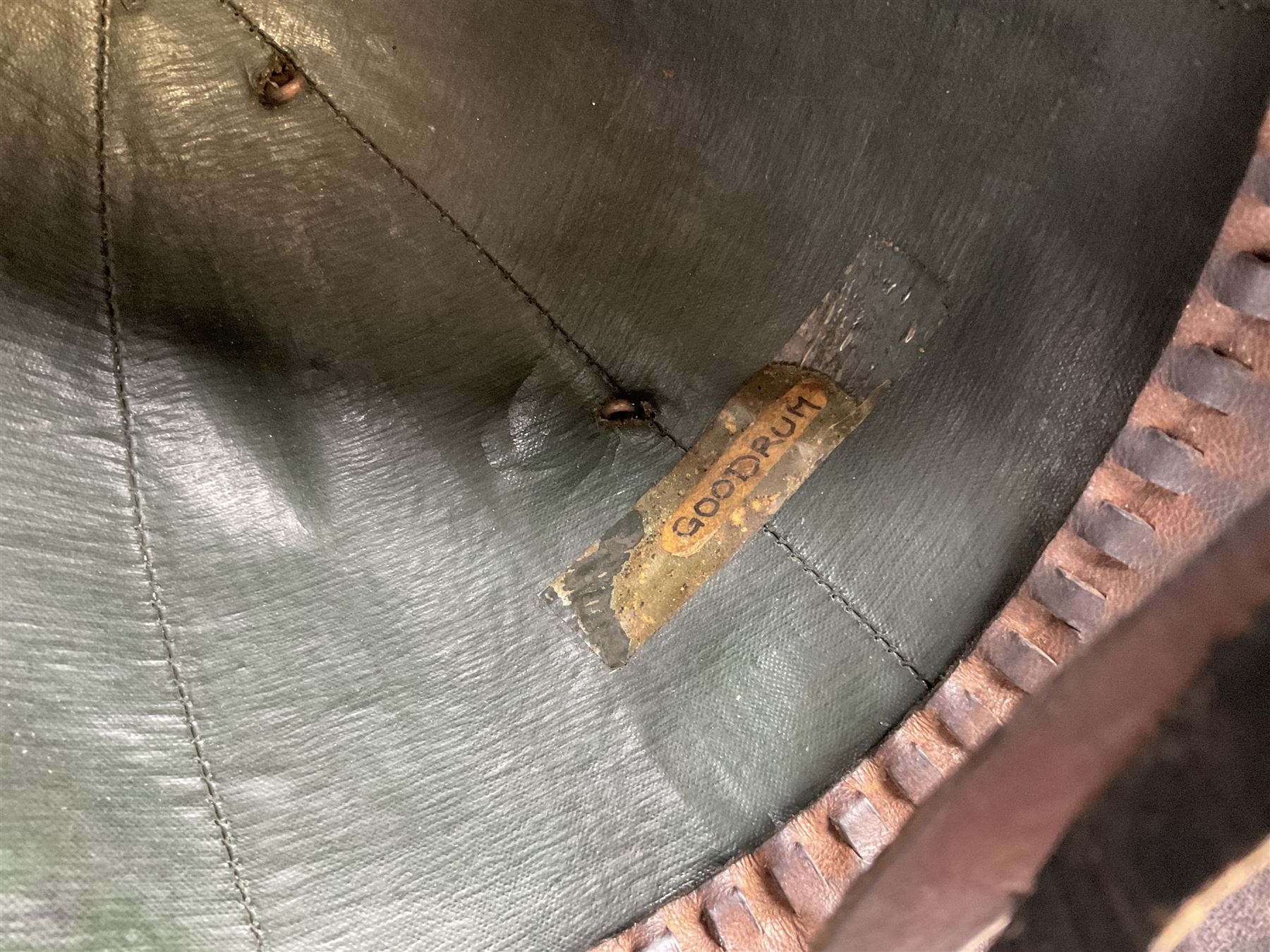  Hull City Police - Christys London helmet with king's crown night plate and a peaked cap (2)  