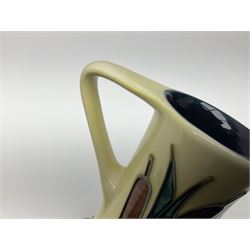 Moorcroft jug, decorated in Bulrush and Water Lily pattern, with printed marks beneath, H24cm