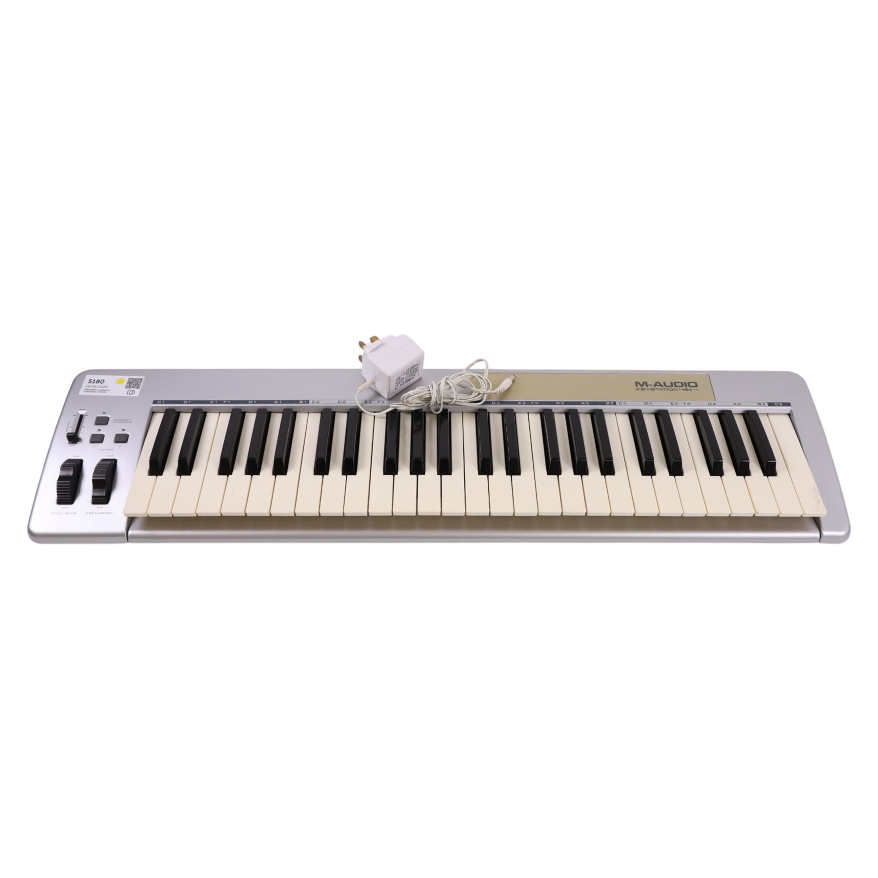 M-Audio Keystation 49e keyboard and a Phonic PDD-3000 digital delay