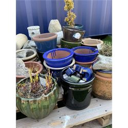 Quantity of plant pots, planters, garden figures, garden ornaments etc. - THIS LOT IS TO BE COLLECTED BY APPOINTMENT FROM DUGGLEBY STORAGE, GREAT HILL, EASTFIELD, SCARBOROUGH, YO11 3TX