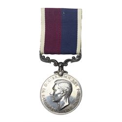 George VI RAF Long Service and Good Conduct Medal awarded to 506313 F/Sgt. F.G. Hollings R.A.F.; with ribbon 