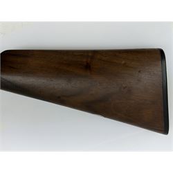 SHOTGUN CERTIFICATE REQUIRED - English 12-bore double trigger side by side double barrel shotgun serial no. 147696 