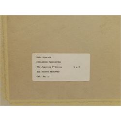 John Armstrong (British 1924-2018): Ride of the Valkyries, watercolour unsigned 37cm x 53cm; Eric Kincaid (British 1931-): 'The Japanese Princess', watercolour signed with initials, titled on exhibition label verso 16cm x 21cm (2) 
Provenance: Armstrong with Sulis Fine Art, label verso. Probably a sketch for a book illustration.