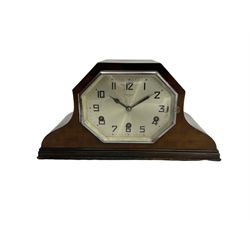 1930’s Westminster chiming mantle clock in a mahogany case