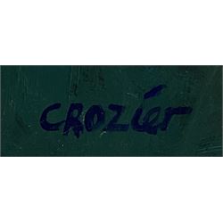 Follower of William Crozier (Irish 1930-2011): Landscape, oil on board signed 60cm x 60cm