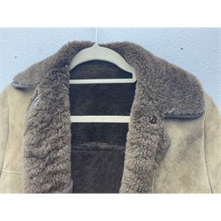Two sheepskin jackets, one ladies jacket size 12, by Nurseys, and a gentleman's jacket by Baily's   