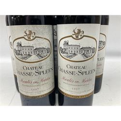 Chateau Chasse Spleen 1997 Moulis-en-Medoc, 750ml, 12.5% vol, five bottles