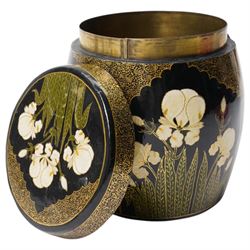 Miniature chair and Indian lacquer box, chair H27cm (2)