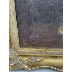 Percy Morton Teasdale (Staithes Group 1870-1961): Still Life of Roses, oil on canvas signed with initials 30cm x 25cm